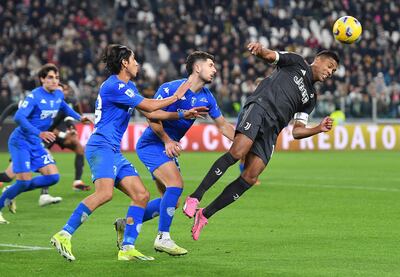 Juventus solo pudo empatar con el Empoli