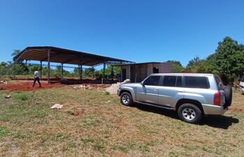 Solo un tinglado fue construido en lugar donde tendría que ser construido la futura subsede del INDI.