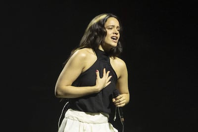 La cantante española Rosalía.