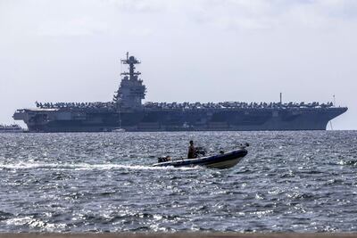El portaviones nuclear estadounidense USS Gerald R. Ford.
