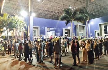 Puesto de Migraciones del Brasil en Foz de Iguazú.