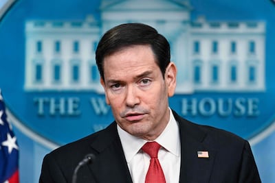 El secretario de Estado estadounidense, Marco Rubio.