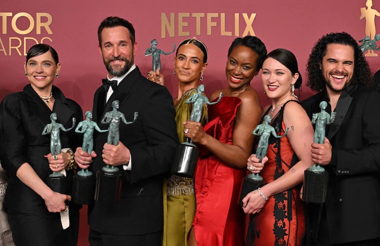 Miembros del elenco de la serie "The Pitt".