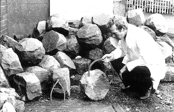 Imágenes de Kay’s of Scotland, fabricante de las piedras de curling oficiales de los Juegos Olímpicos.