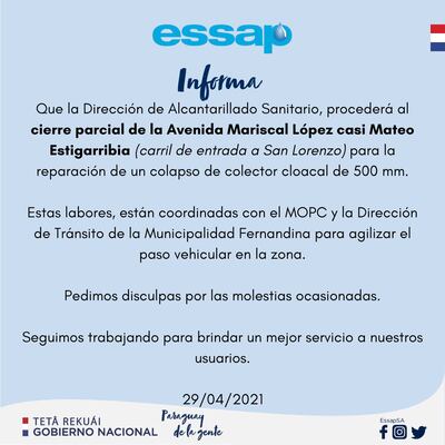 Anuncio de la Essap