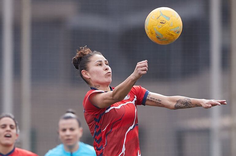 Jessica Martínez en acción en la Superliga Femenina de España.