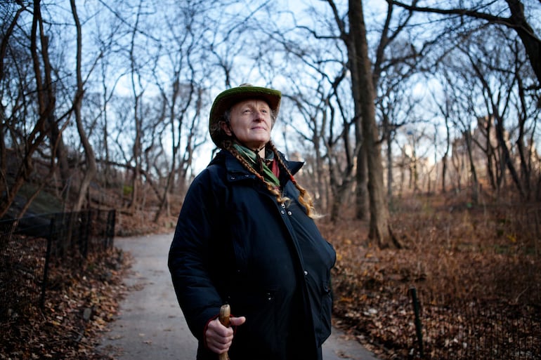 Francis Lee Rogers en Central Park en 2012. Fotografía de Julie Glassberg para The New York Times.