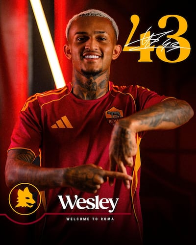 Wesley França, nueva incorporación de Roma.