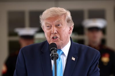 Donald Trump, presidente de los Estados Unidos.