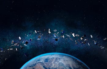 Basura espacial, imagen ilustrativa.