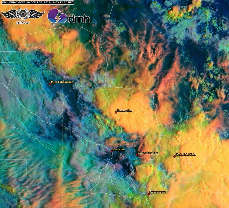 Tormentas se siguen desarrollando sobre el territorio nacional este miércoles.