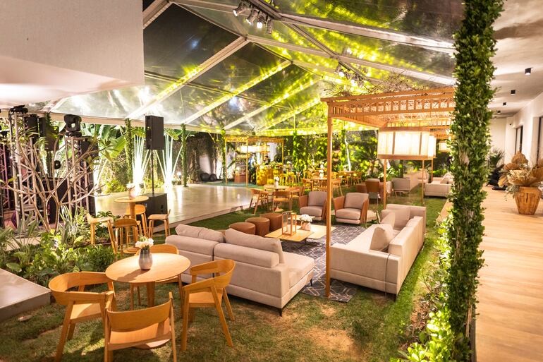 Decoración de la fiesta.