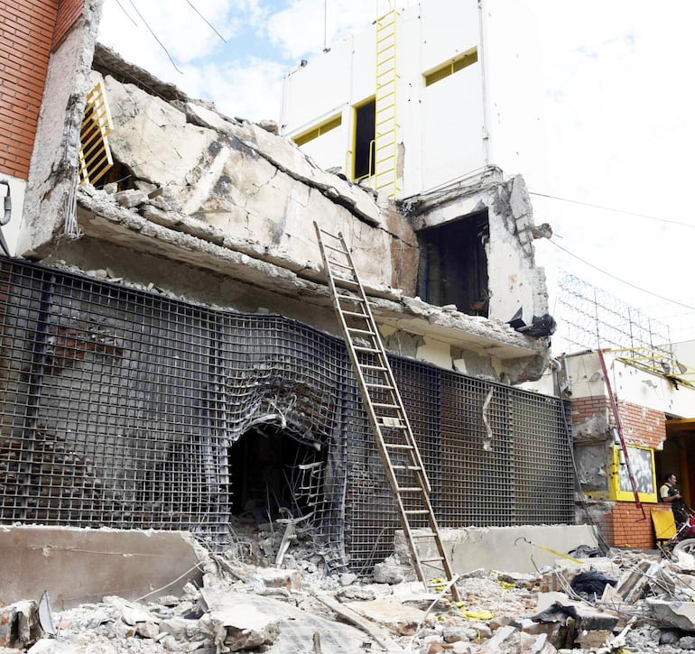 Local de Prosegur sitio del "robo del siglo" en CDE.