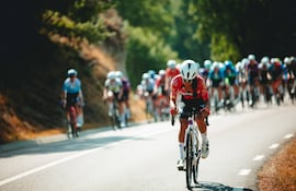 La ciclista paraguaya Agua Marina Espínola Salinas (30 años) volvió con fuerza a las competencias europeas.