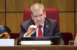 Antonio Barrios (ANR, HC), presidente de la comisión de Relaciones Exteriores del Senado.