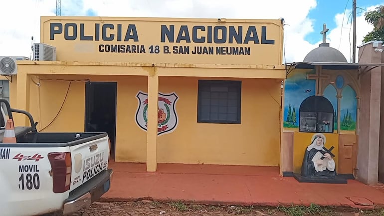 Sede de la Comisaría 18 de Pedro Juan Caballero.