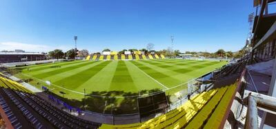 Vista del estadio Rogelio Silvino Livieres del Club Guaraní, en Asunción, Paraguay.