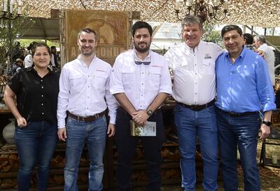 Tania Liuzzi, Bernard Balansa, Juan Molinas, José Costa y Ricardo Pereira.