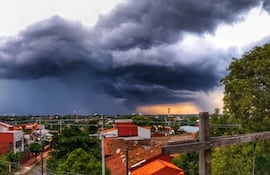 tormenta lluvia Asunción