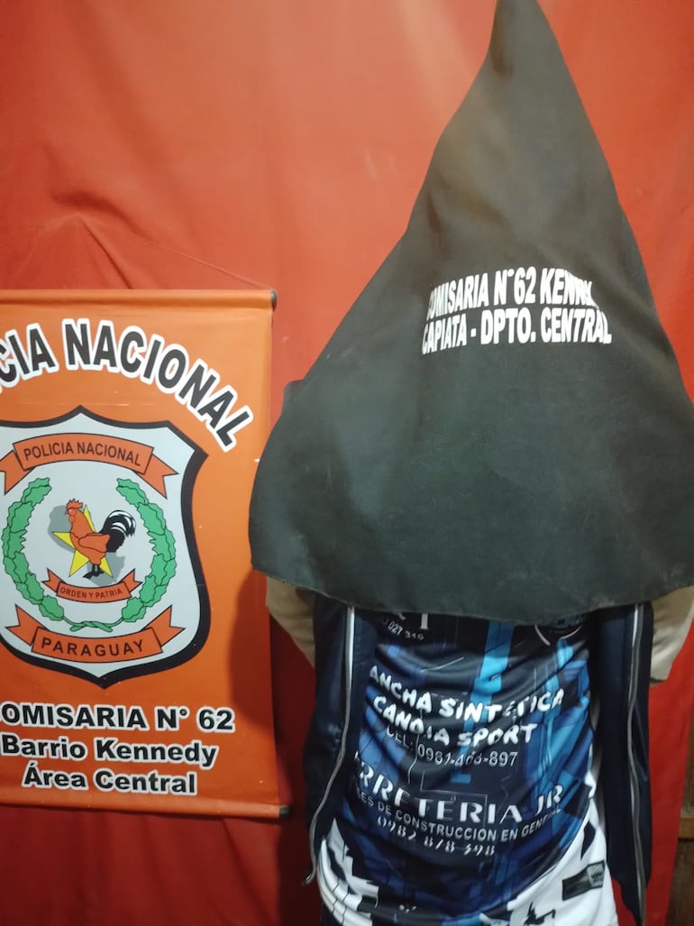 aprehendido fue identificado como Crisvan Rodrigo Gavilan Delvalle, de 34 años