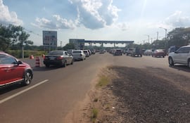 Tránsito fluido en la ruta PY02.