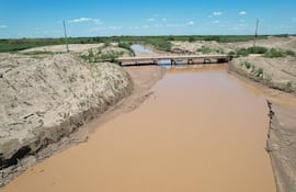 El río Pilcomayo ya se desbordó en algunas zonas.