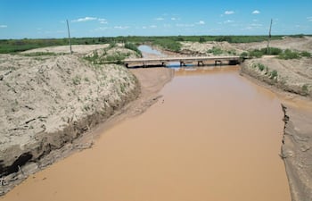 El río Pilcomayo ya se desbordó en algunas zonas.