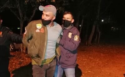 Marcos Román González fue localizado en un ómnibus, en la ciudad de Caaguazú.