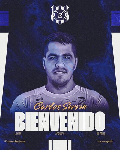 Carlos María Servín Caballero (36 años), nuevo arquero del 2 de Mayo de Pedro Juan Caballero.