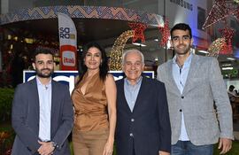 Diego Venica, Raquel Aguilar, Mauro González y Zamir Venica.