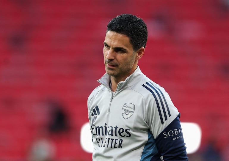 Mikel Arteta, entrenador de Arsenal.