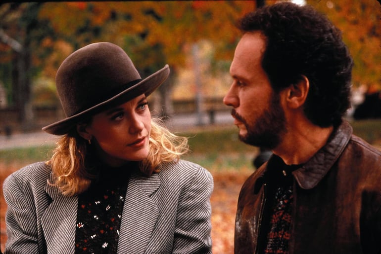 Meg Ryan y Billy Cristal protagonizan la comedia romántica "Cuando Harry conoció a Sally...".