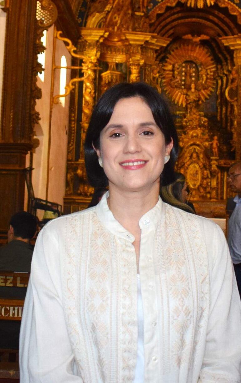 La Ministra de la SNC, Adriana Ortiz.
