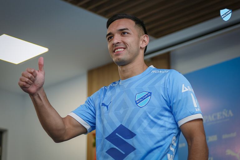 “Vengo como la opción de gol”: Alfio Oviedo, presentado en Bolívar