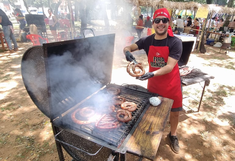 En Chorizo sanjuanino plato tipico de la capital de Misiones.