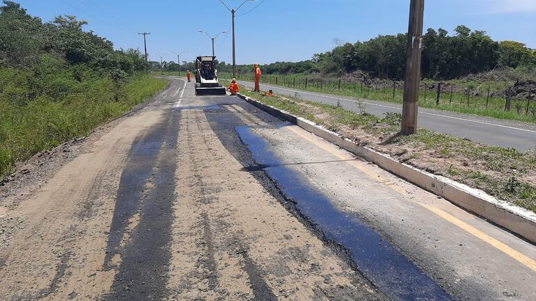 Antes de la entrega de la obra vial ya presenta serios deterioros