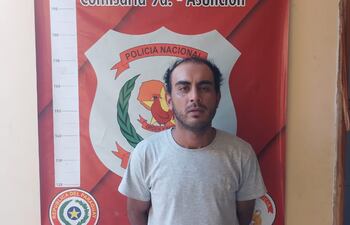 Fernando Ariel Torres Benítez cayó esta tarde detenido por el hurto del Custodio del Santísimo Sacramento del templo de Las Mercedes.