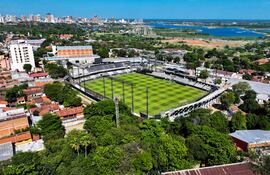La Huerta de Tuyucuá, donde se enfrentan la noche del sábado Libertad y Olimpia.