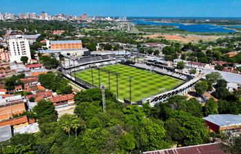 La Huerta de Tuyucuá, donde se enfrentan la noche del sábado Libertad y Olimpia.