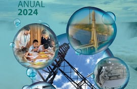 Tapa de la Memoria anual 2024 de Itaipú.