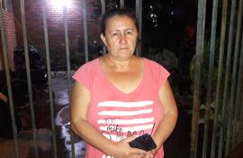 Luz Espinola, madre de un recluso de Tacumbú que quedó paralítico tras la Operación Veneratio.
