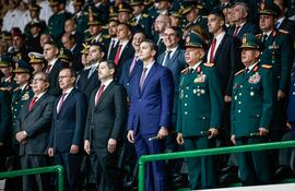 Celebración del Día del Ejército Paraguayo en el Polideportivo 14 de Mayo del Cuartel General del Ejército.
