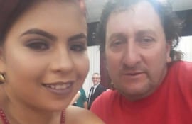 El brasileño Acacio Hubner, ahora fallecido, y la paraguaya Sonia Mabel Fleitas Meza, ahora detenida.