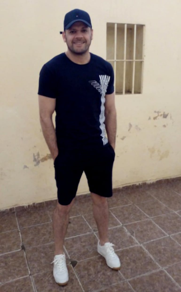 Reinaldo Javier "Cucho" Cabaña participó de la audiencia por medios telemáticos, desde la cárcel de Emboscada, donde está preso actualmente.