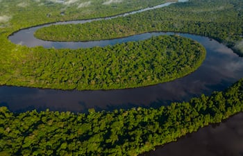 Río Nanay, selva amazónica del Perú.