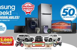 Bristol trae el "Samsung Week!", para aprovechar las mejores ofertas del país.