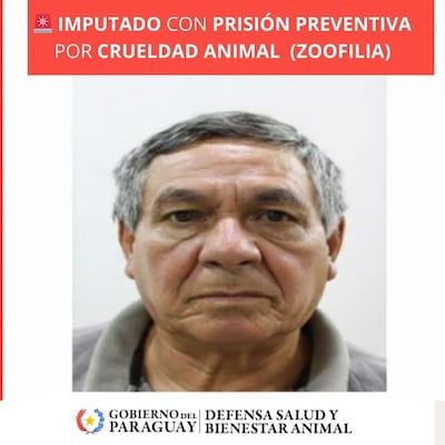Reinaldo López (63), detenido tras presuntamente abusar de una perrita de su vecina.