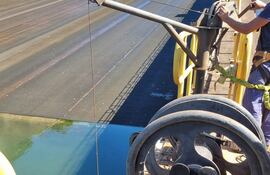 Superficie hidráulica y trampolines del vertedero de Itaipú fueron inspeccionados.