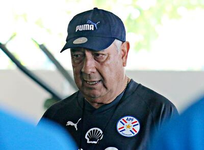 Carlos Jara Saguier (73 años), DT de la Albirroja Sub 23.