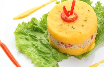 Causa, un plato emblemático del Perú.